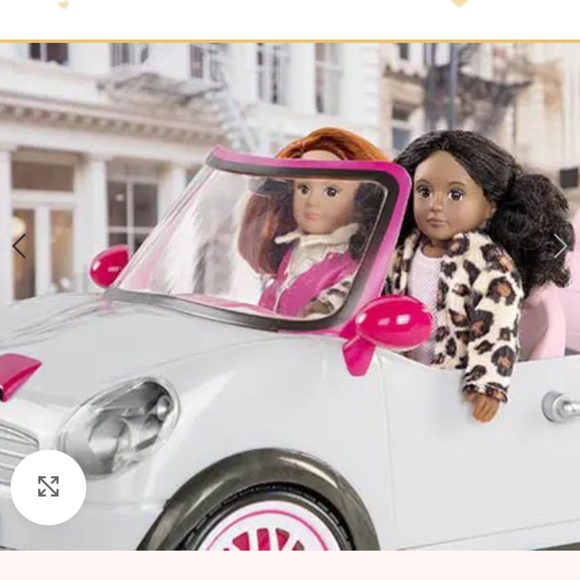 Lori doll 👧Go Everywhere! Convertible Silver Car with picnic basket - Picture 4 of 14